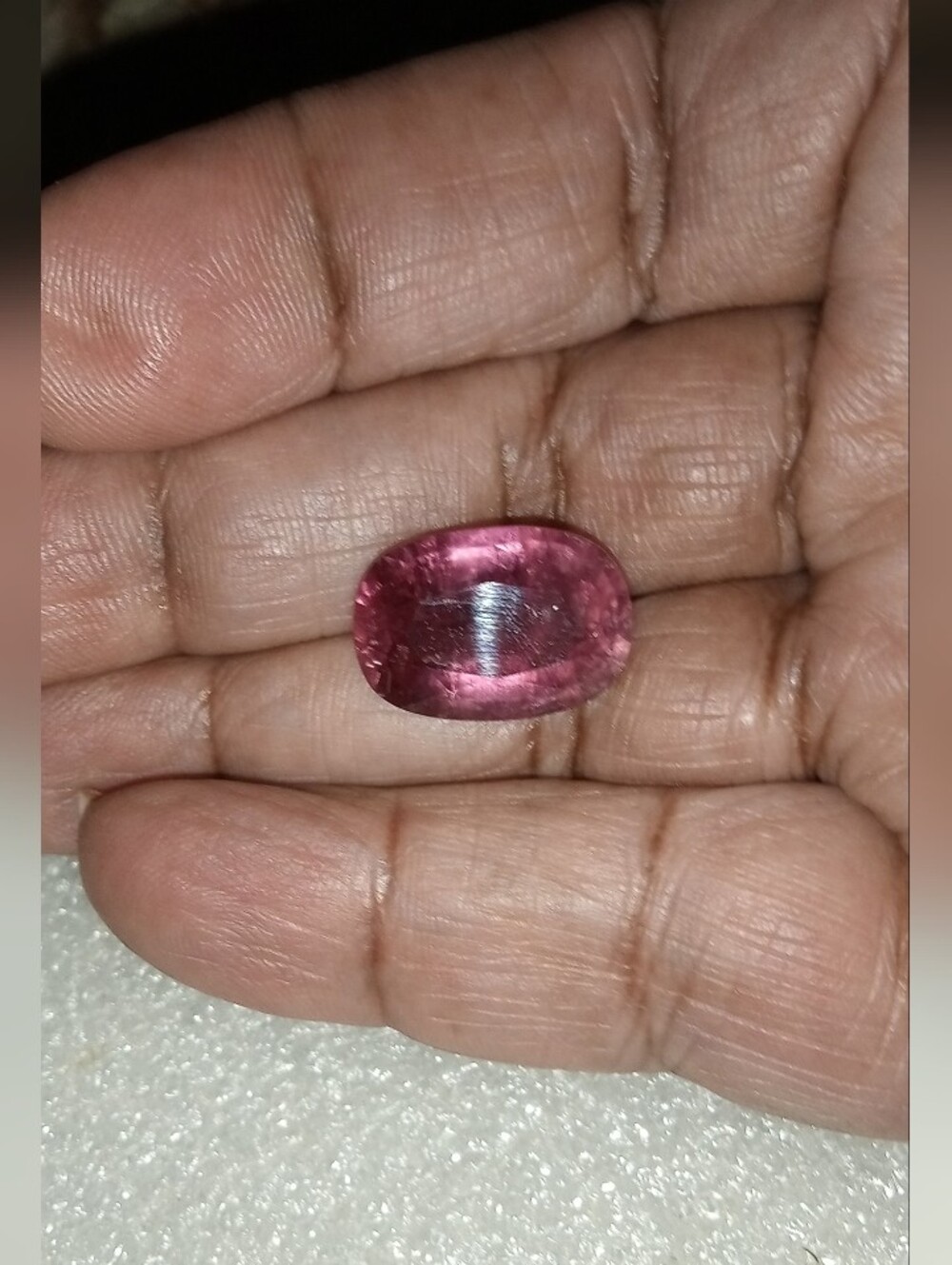 Natural 10.5ct Oval/Cushion Rubellite Tourmaline